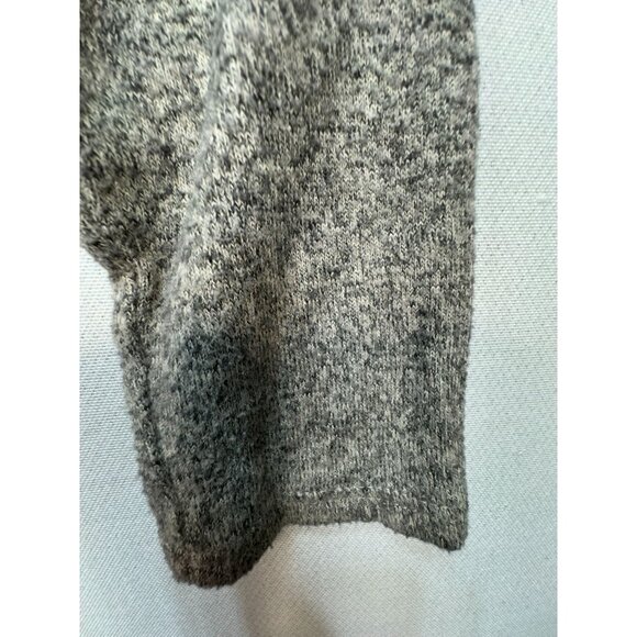 Soft Surroundings Womens Knitted Tunic Sweater Size M Gray Asymmetrical Hem Slit - Picture 9 of 13